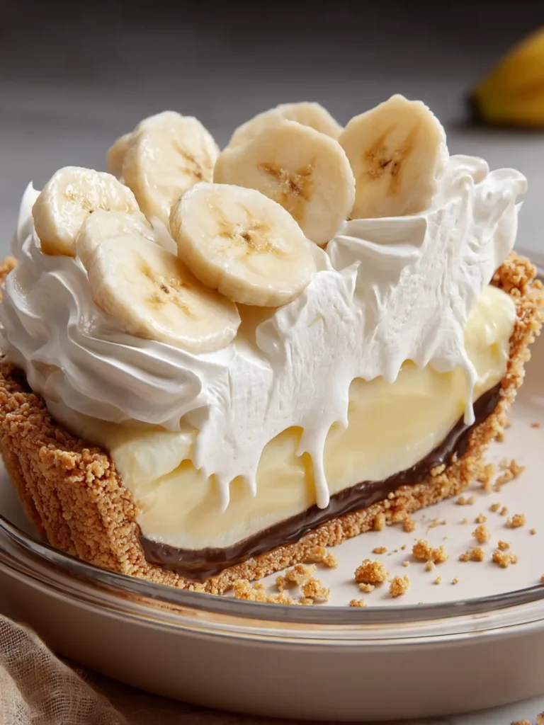 Irresistible Banana Cream Pie: A Slice of Joy First Image