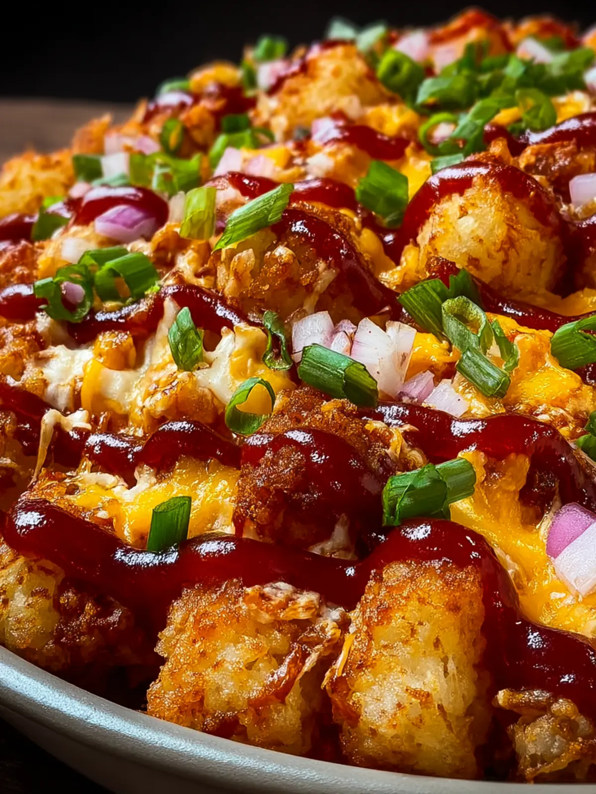 BBQ Chicken Tater Tot Casserole First Image
