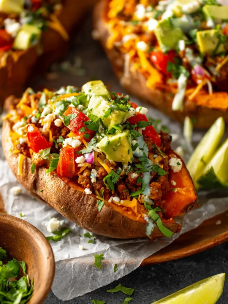 Mexican Stuffed Sweet Potatoes First Image