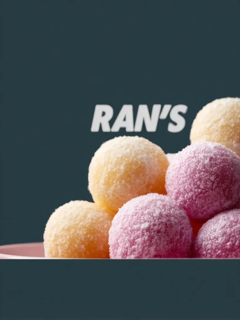 Creamy Custard Mochi Balls: Delightfully Chewy Japanese Treats First Image