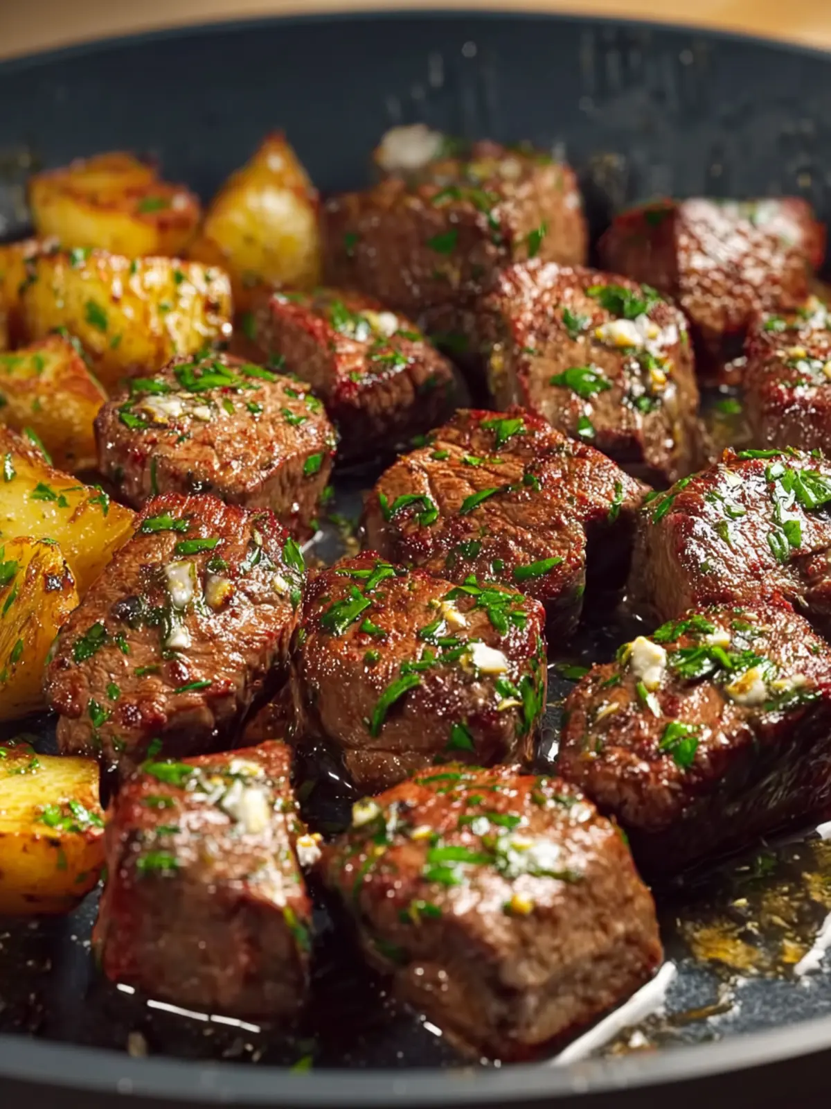 Garlic Butter Steak Bites First Image