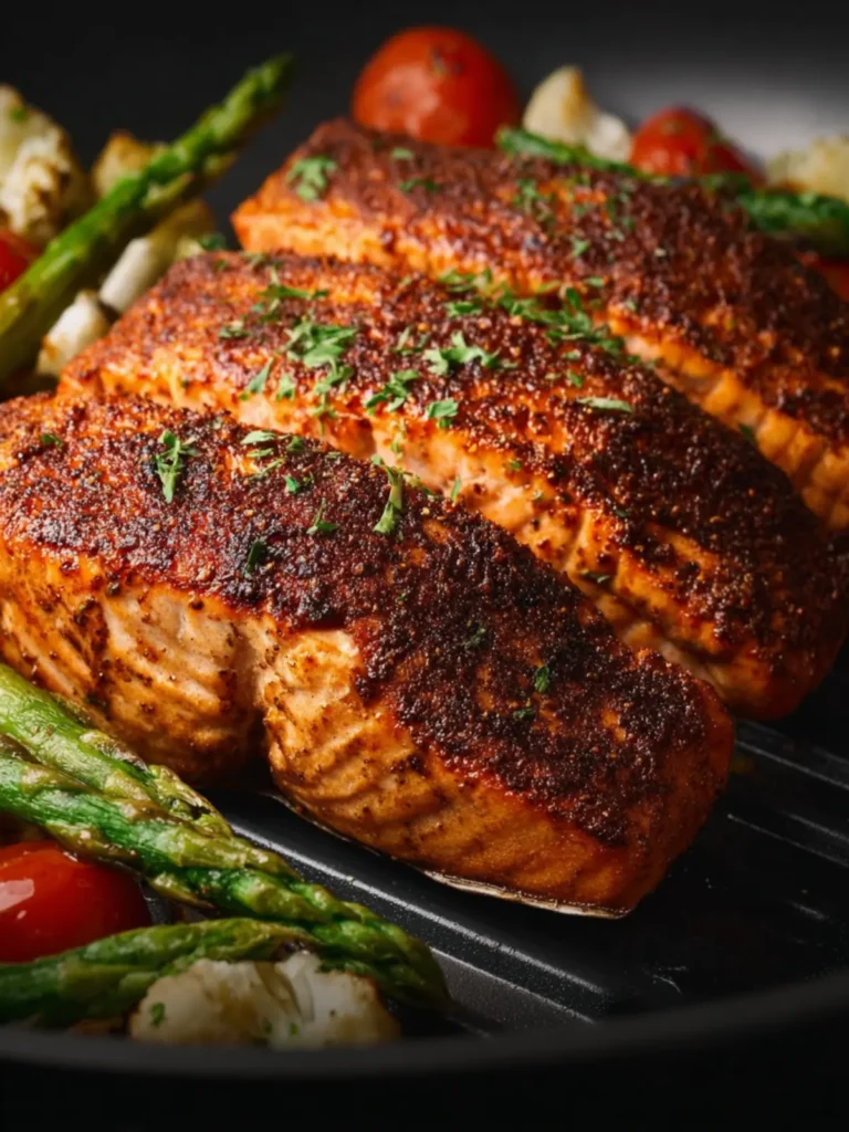 Air Fryer Salmon First Image