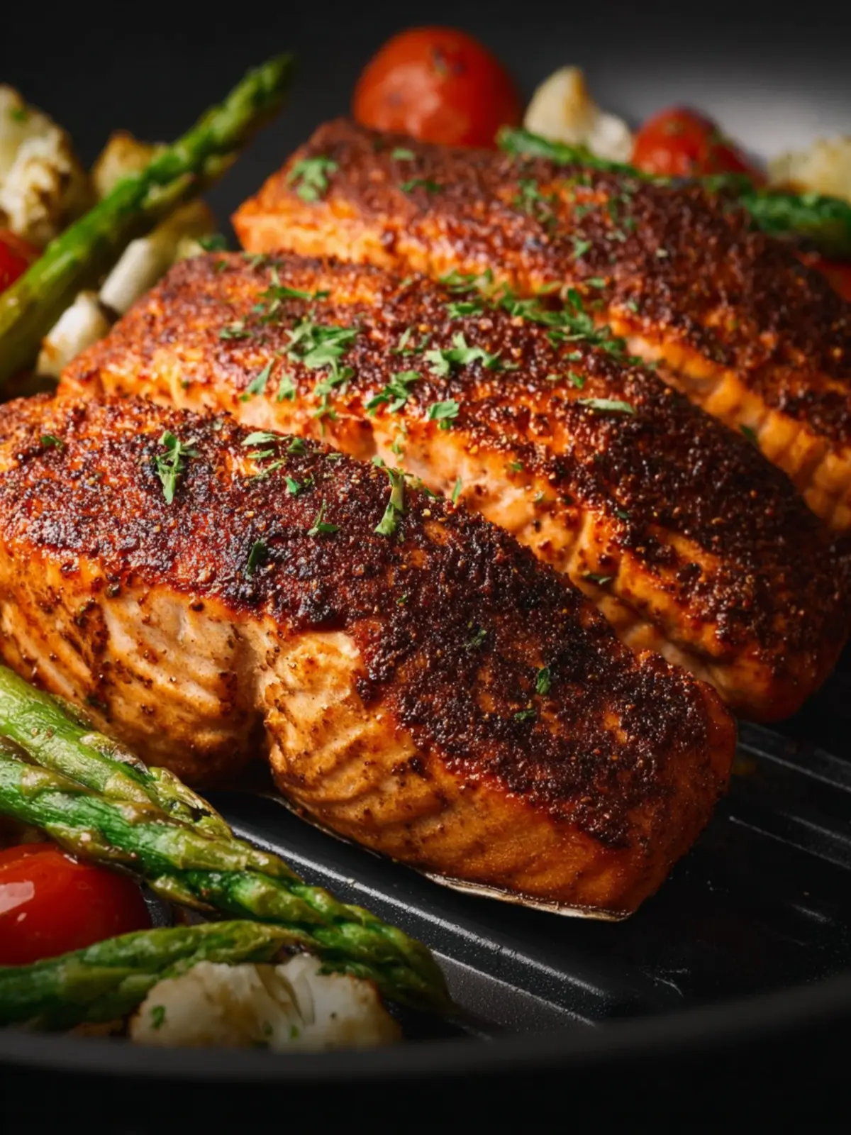 Air Fryer Salmon First Image