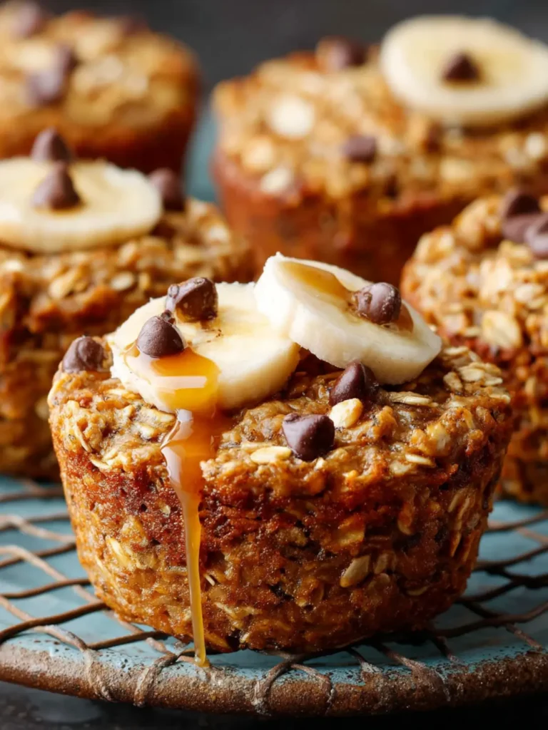 Baked Oatmeal Cups with Banana First Image