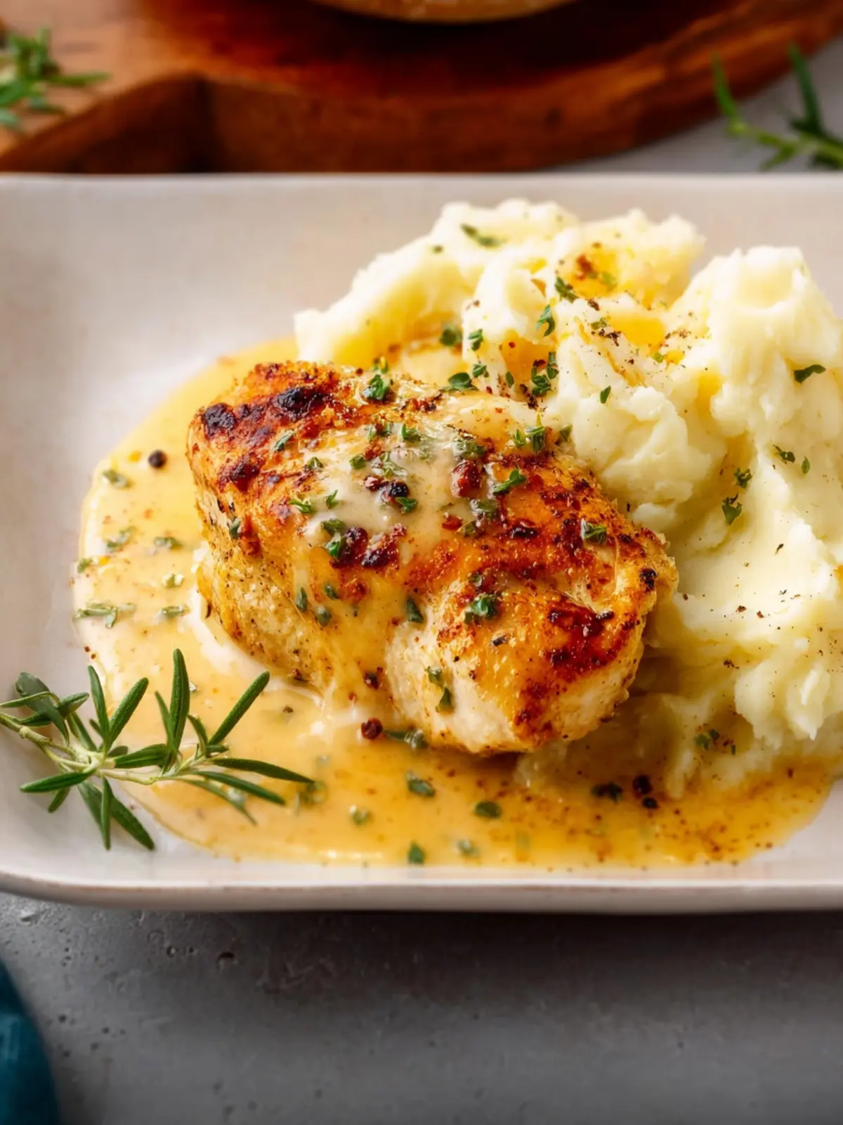 Creamy Chicken and Mashed Potatoes First Image