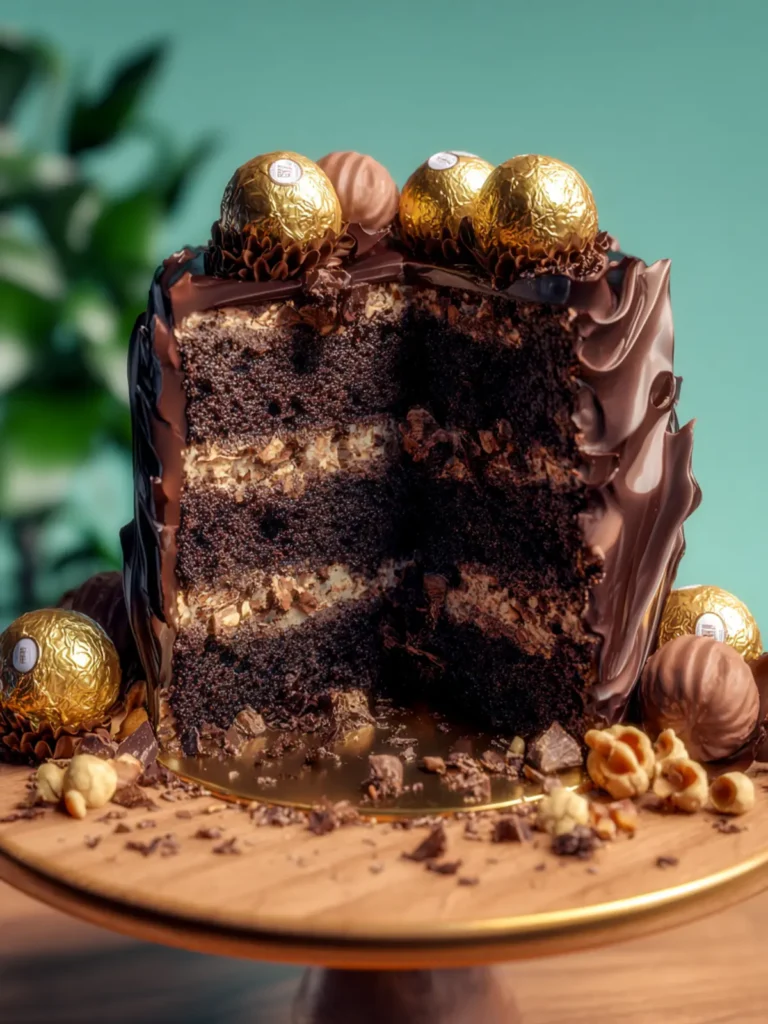Ferrero Rocher Cake First Image