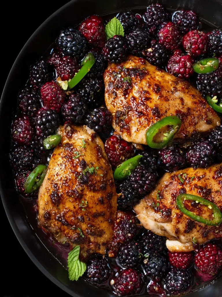 Jalapeño Blackberry Chicken First Image