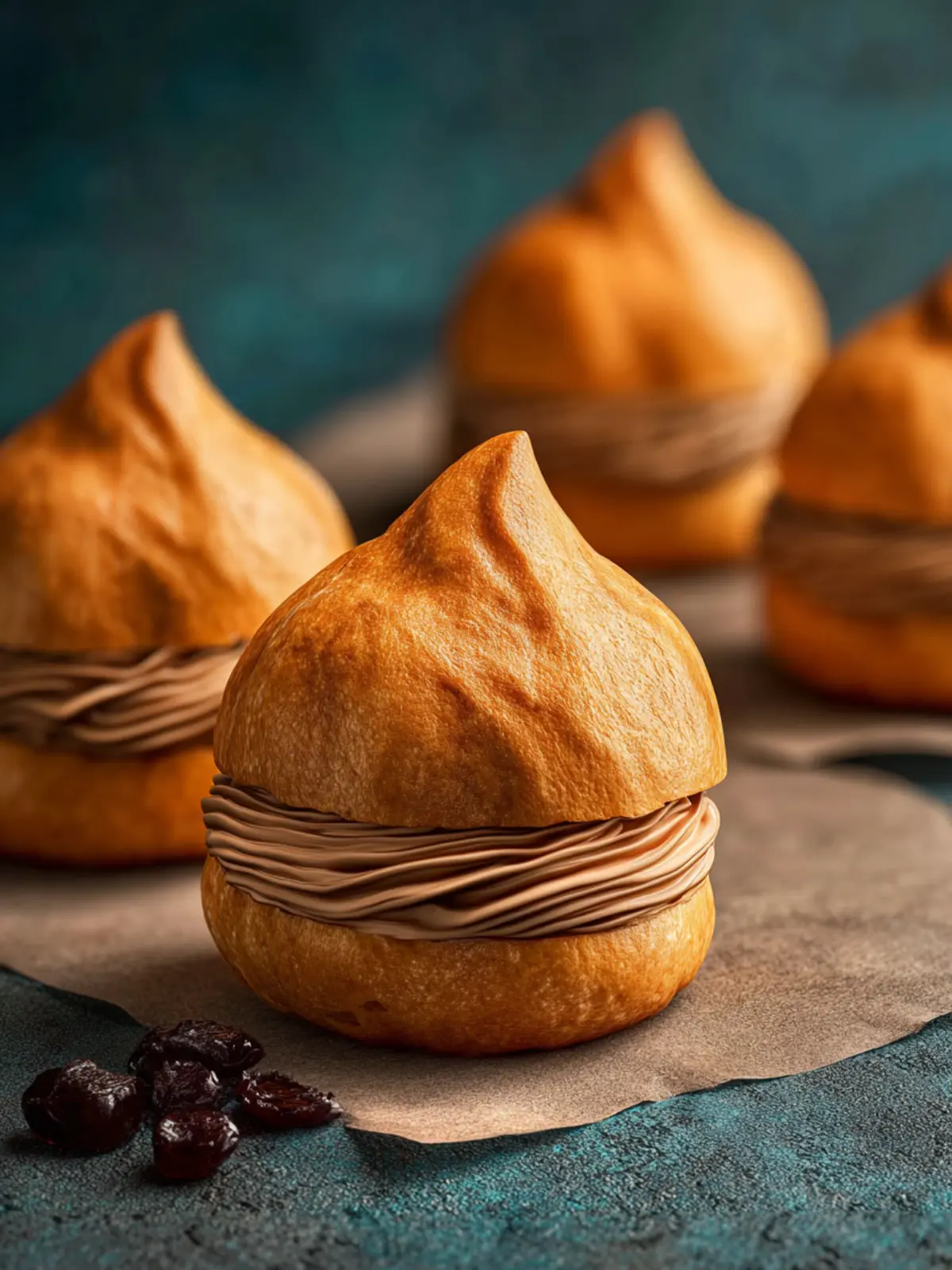 Milk Tea Cream Buns First Image