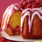 Raspberry Ripple Lemon Bundt Cake First Image