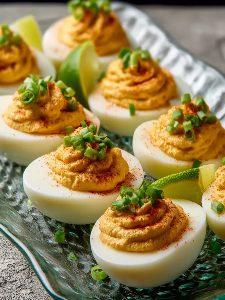 Spicy Deviled Eggs (with Chipotle and Lime) First Image
