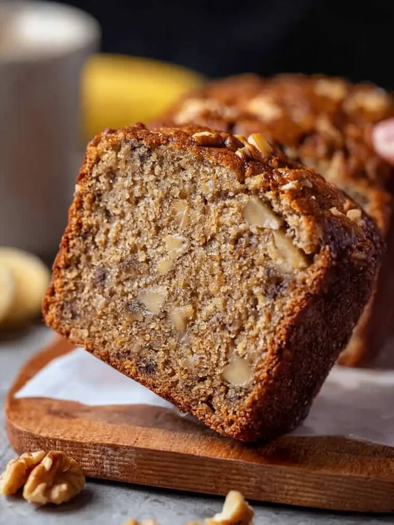 Starbucks Banana Bread Recipe – Moist Copycat Banana Walnut Loaf First Image