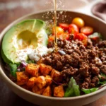 Viral Hot Honey Ground Beef Bowls First Image