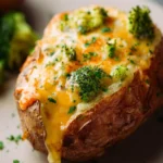 Broccoli and Cheese Baked Potatoes First Image