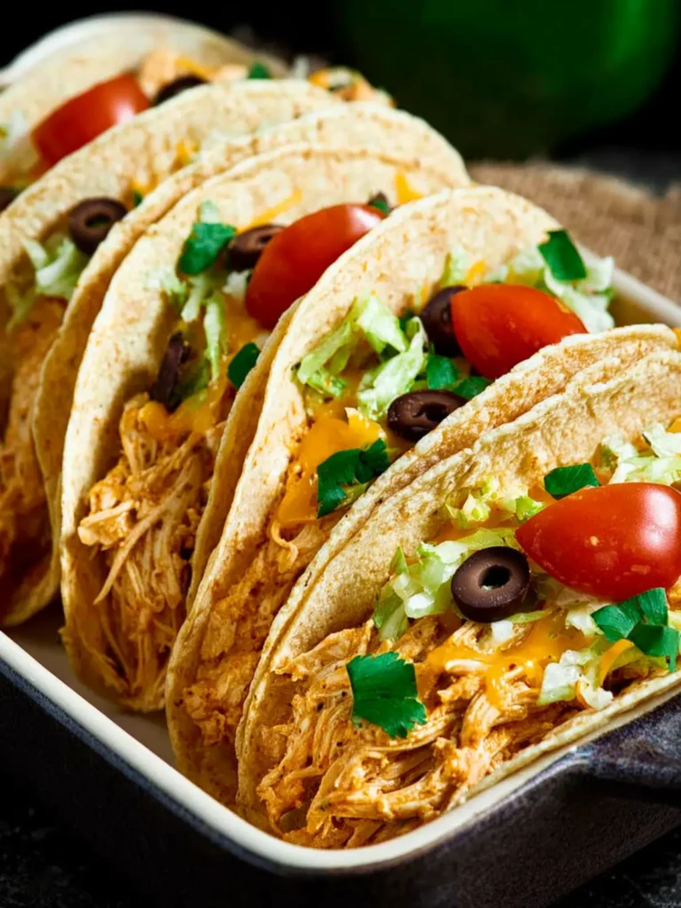 Cheesy Chicken Tacos (Instant Pot or Slow Cooker) First Image
