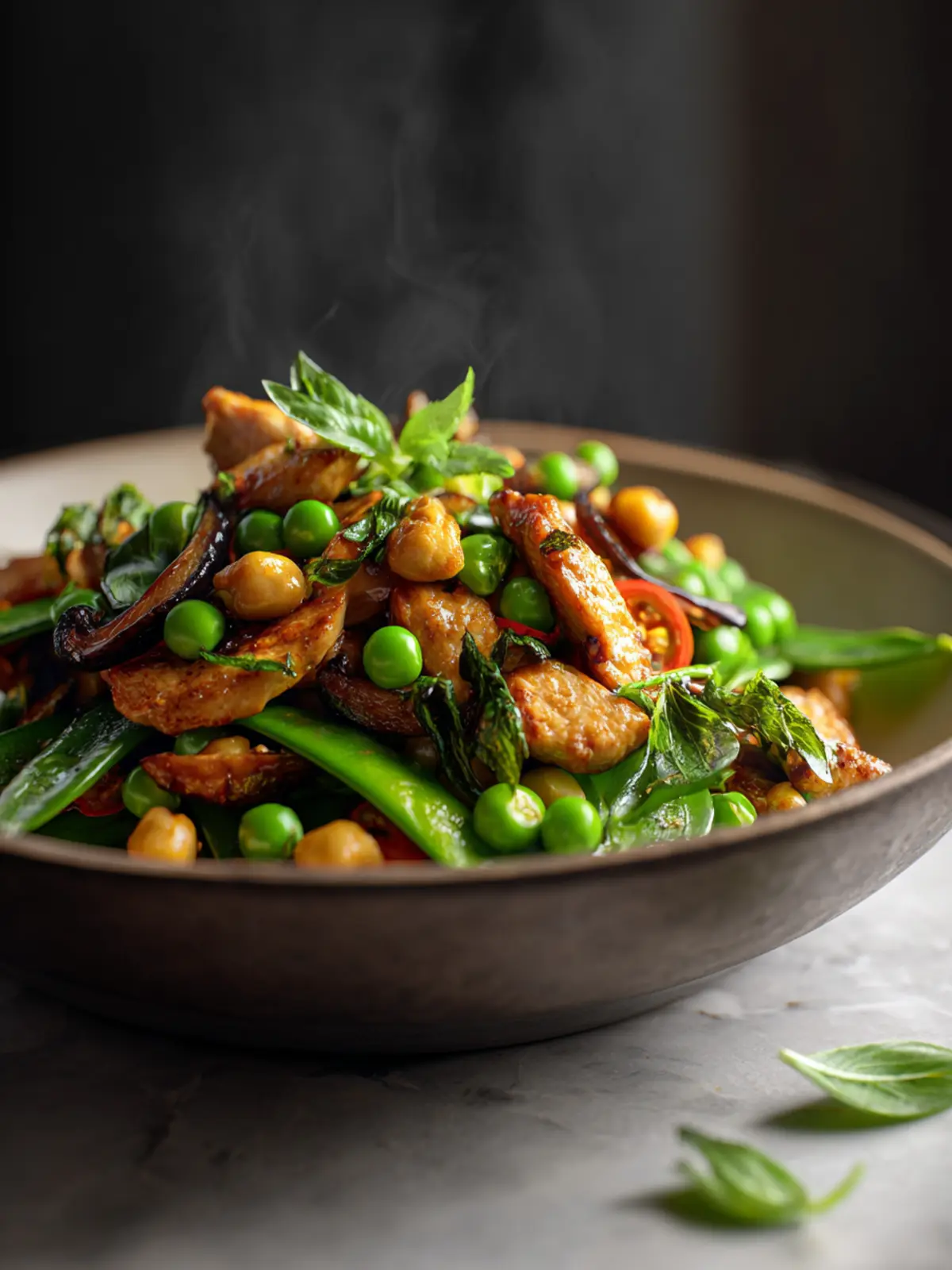 Chicken Peas Stir Fry First Image