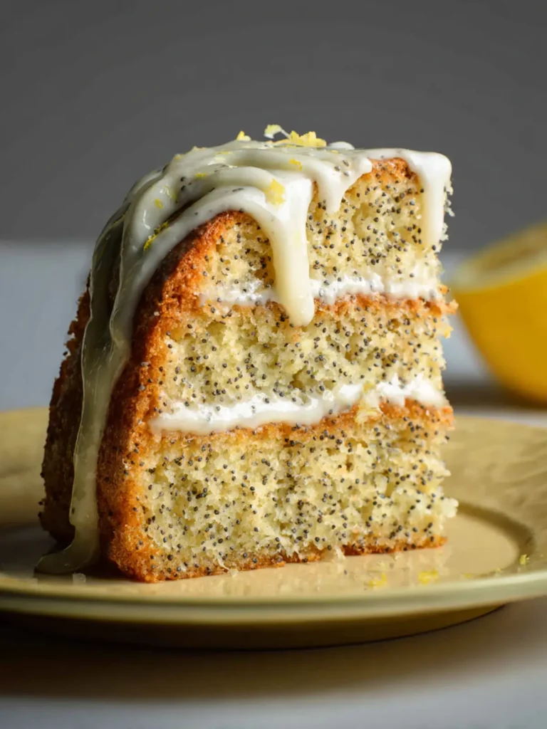 Gluten Free Lemon Poppyseed Cake First Image
