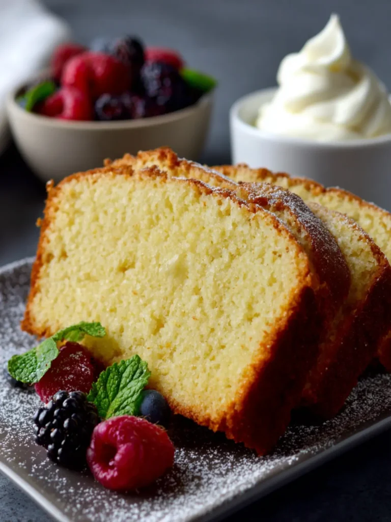 Gluten Free Pound Cake First Image