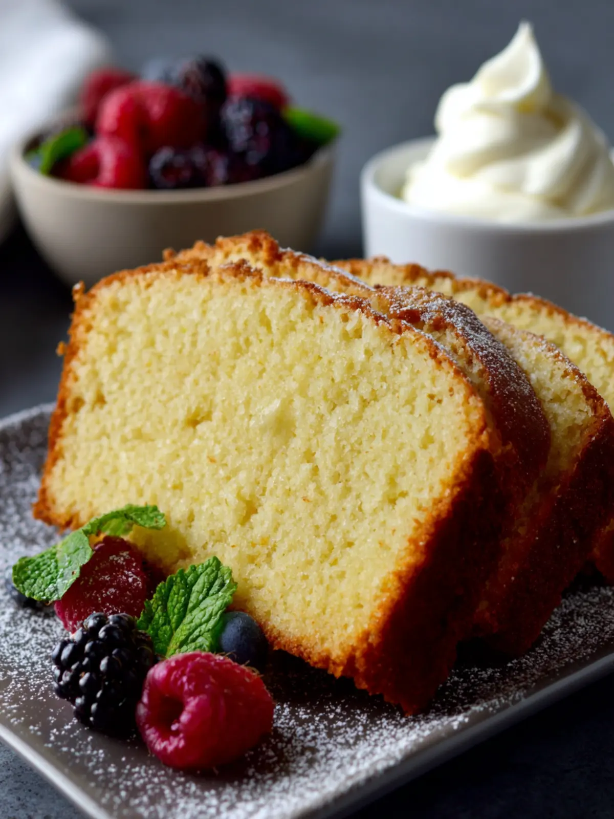 Gluten Free Pound Cake First Image