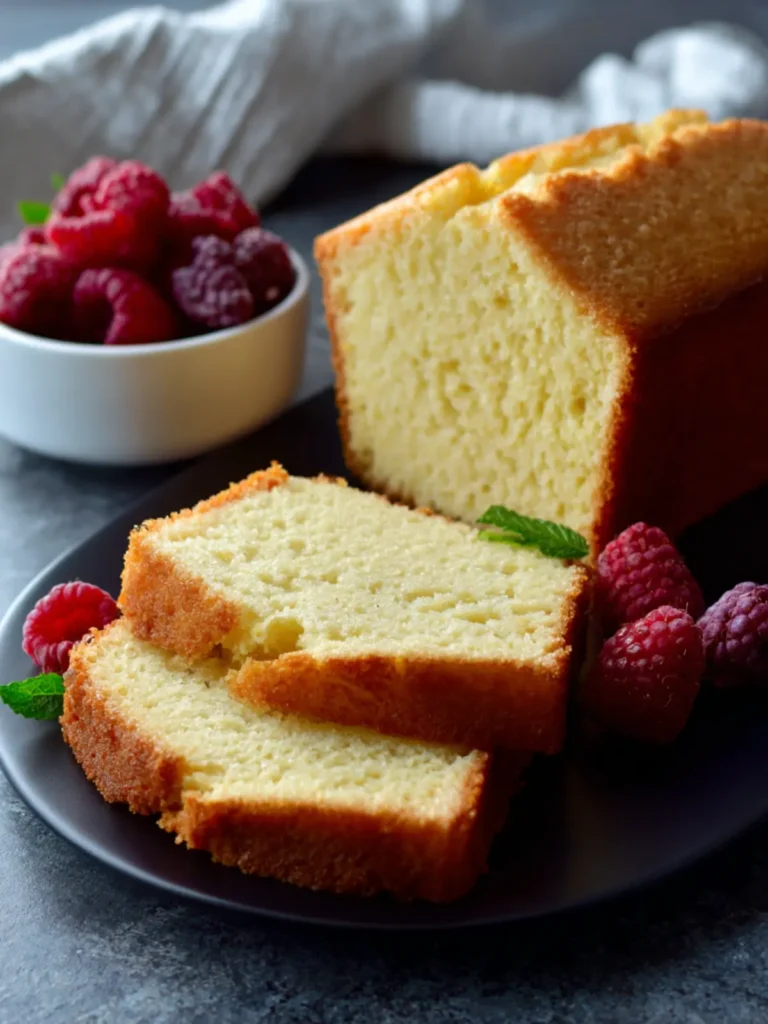 Gluten Free Pound Cake First Image