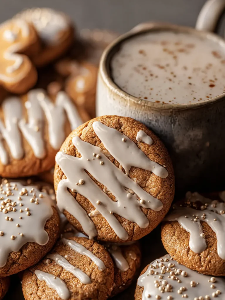 Irresistible Gingerbread Latte Cookies for Cozy Holidays First Image