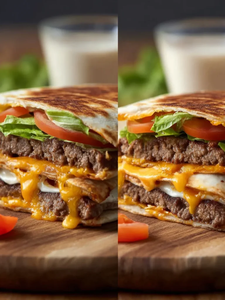 Quick and Easy Recipes for Quesadilla Burgers First Image