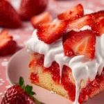 Strawberry Poke Cake First Image