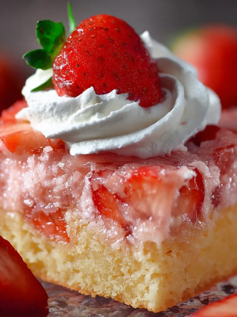 Strawberry Sheet Cake First Image