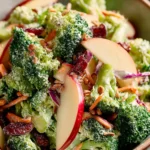 Zesty Broccoli Apple Salad Recipe – Crunchy & Delicious First Image