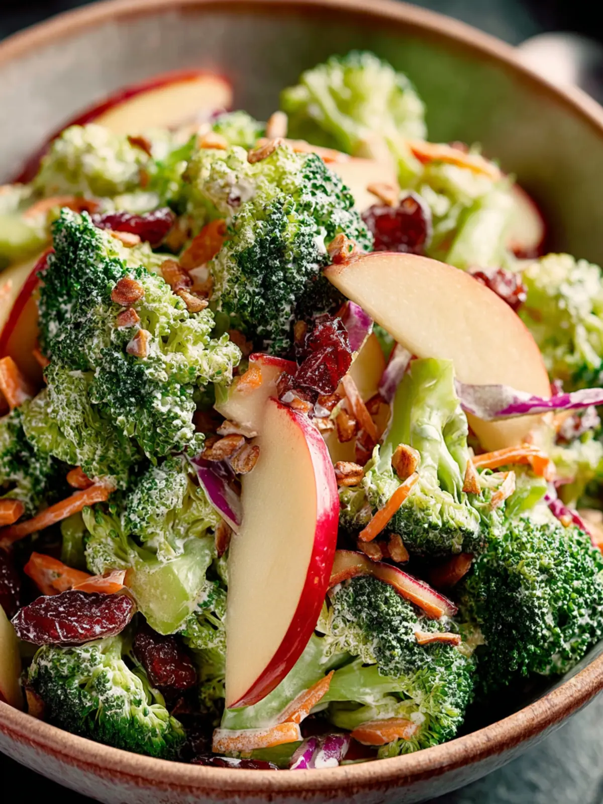 Zesty Broccoli Apple Salad Recipe – Crunchy & Delicious First Image