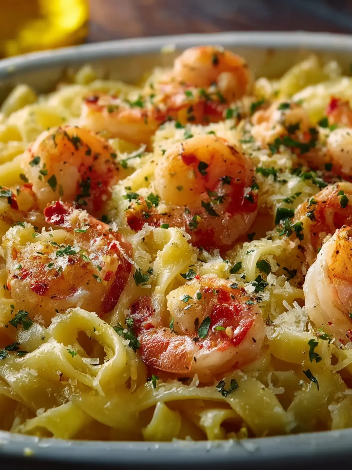 Shrimp Scampi Pasta Bake First Image