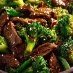 air fryer beef broccoli First Image