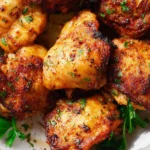 air fryer chicken thighs First Image