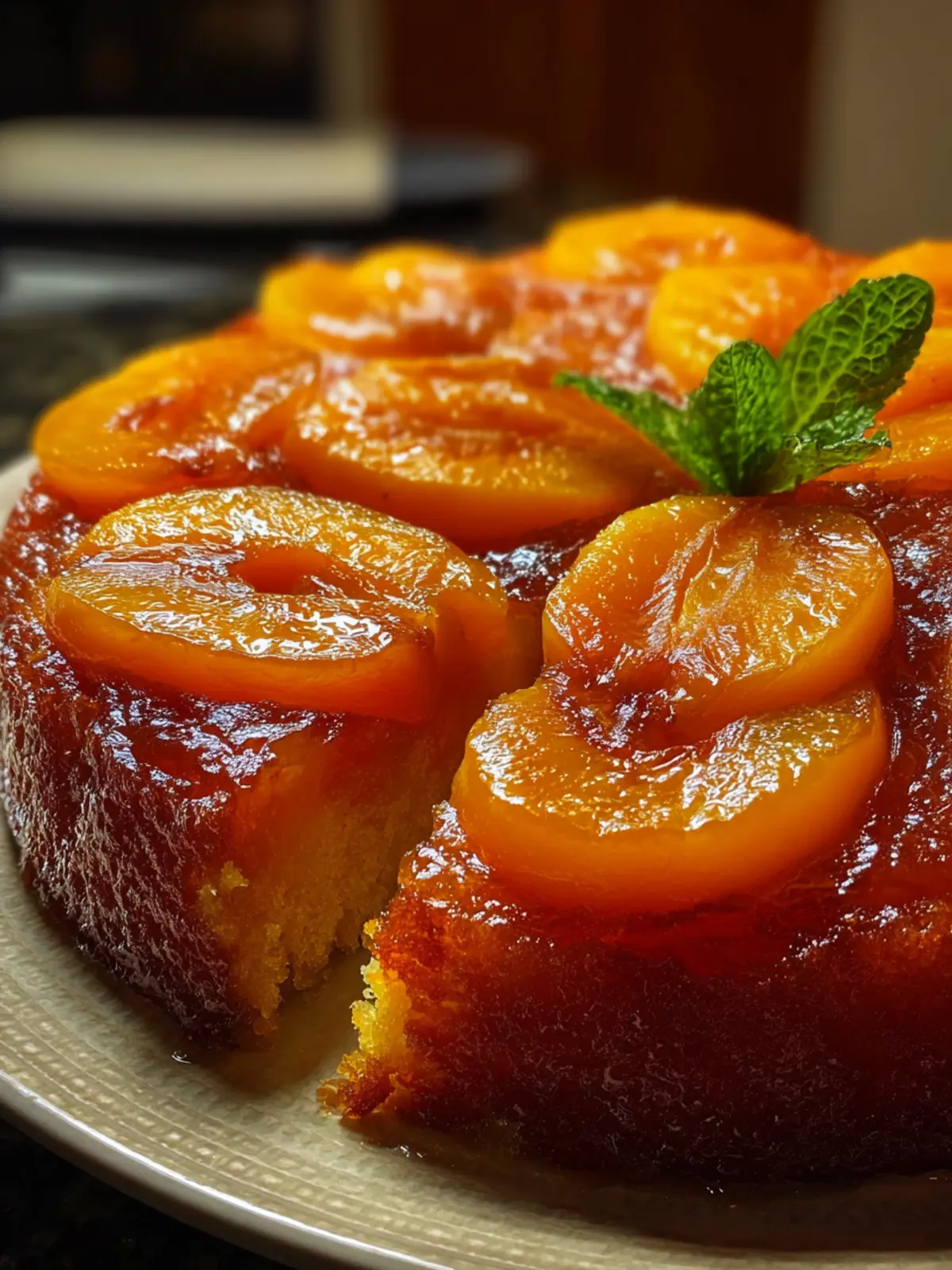 apricot upside down cake First Image