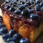 blueberry caramel upside down cake First Image
