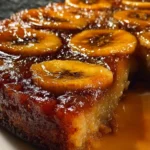 caramelized banana upside down cake First Image