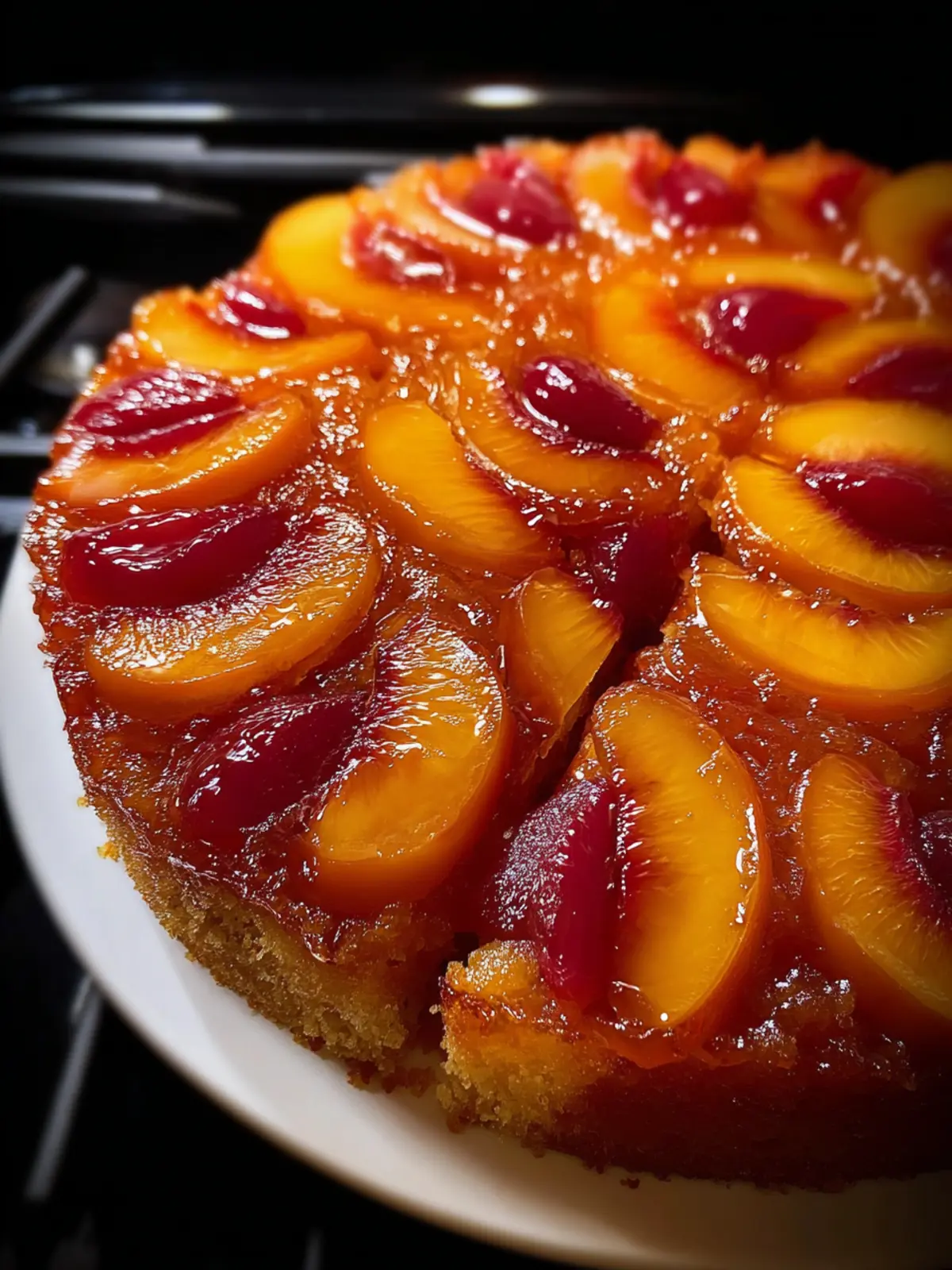 nectarine upside down cake First Image