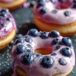 protein blueberry cake donuts First Image